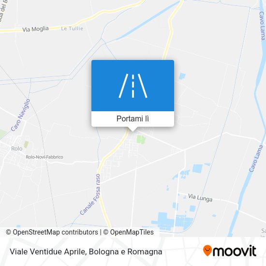 Mappa Viale Ventidue Aprile