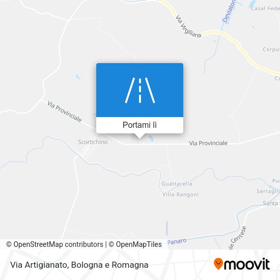 Mappa Via Artigianato
