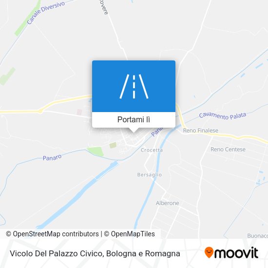 Mappa Vicolo Del Palazzo Civico