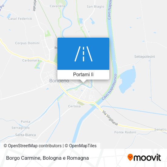 Mappa Borgo Carmine