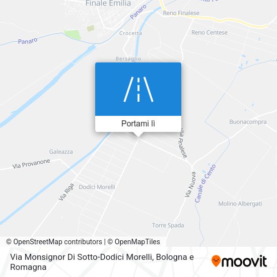 Mappa Via Monsignor Di Sotto-Dodici Morelli