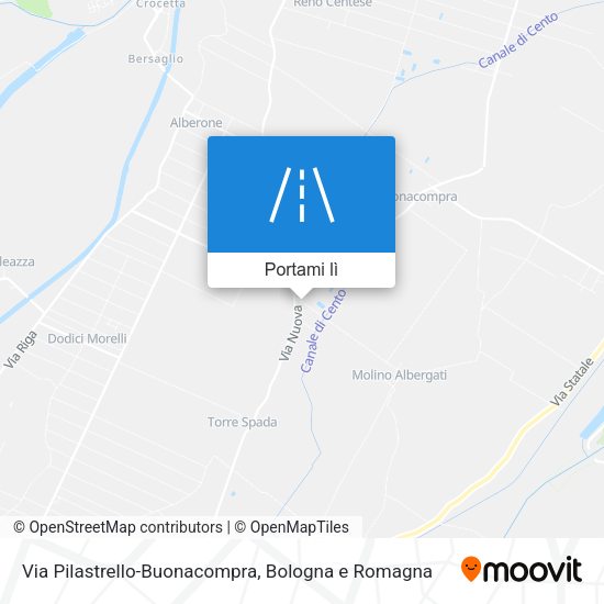 Mappa Via Pilastrello-Buonacompra