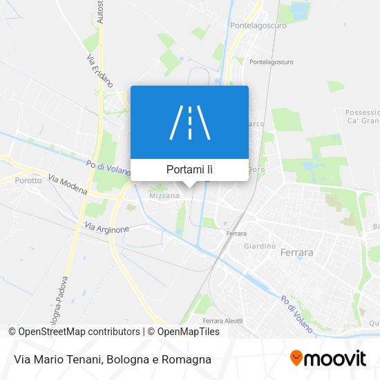 Mappa Via Mario Tenani