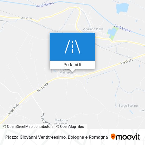 Mappa Piazza Giovanni Ventitreesimo