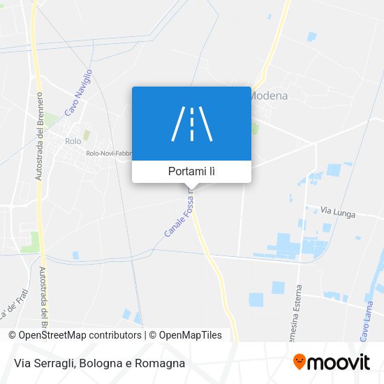 Mappa Via Serragli