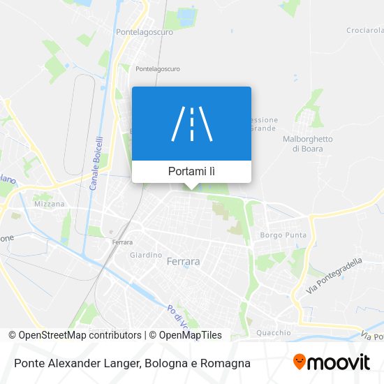 Mappa Ponte Alexander Langer