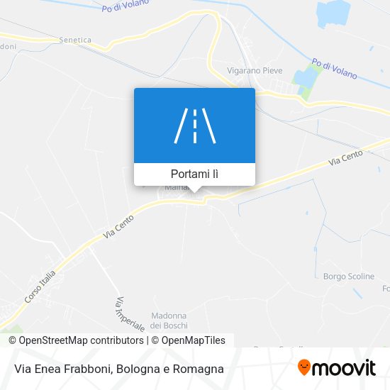 Mappa Via Enea Frabboni