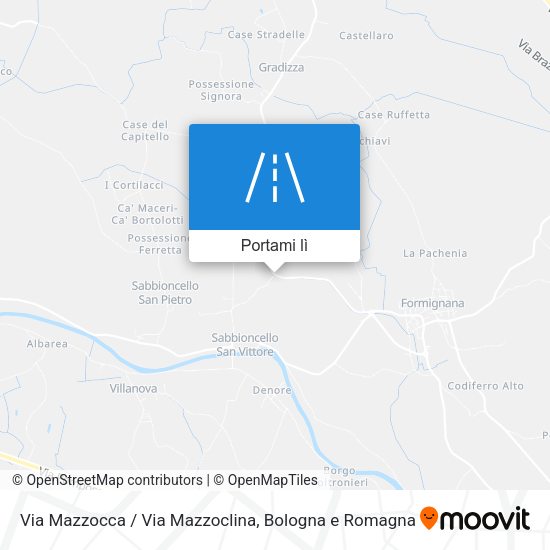Mappa Via Mazzocca / Via Mazzoclina