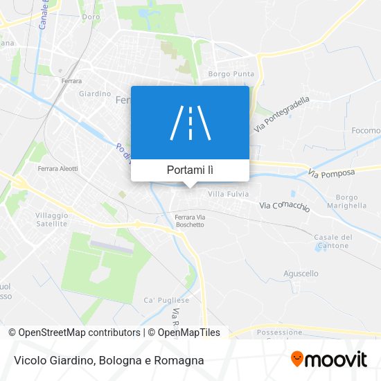 Mappa Vicolo Giardino