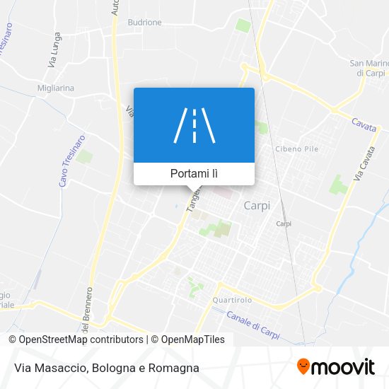 Mappa Via Masaccio