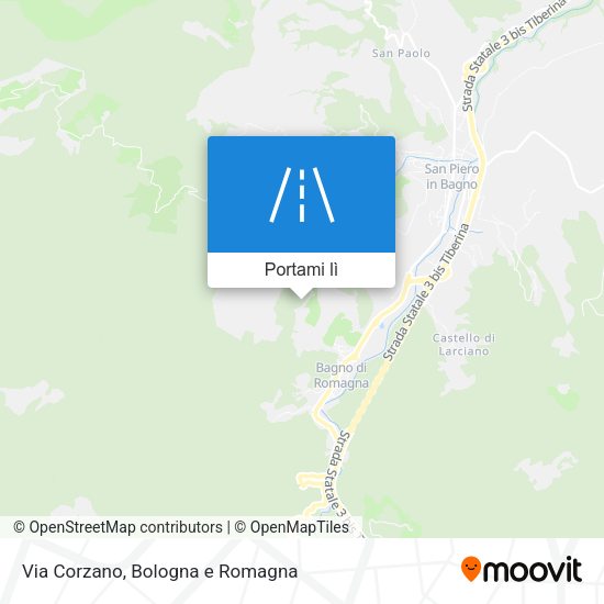Mappa Via Corzano