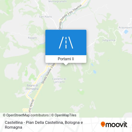 Mappa Castellina - Pian Della Castellina