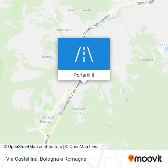 Mappa Via Castellina