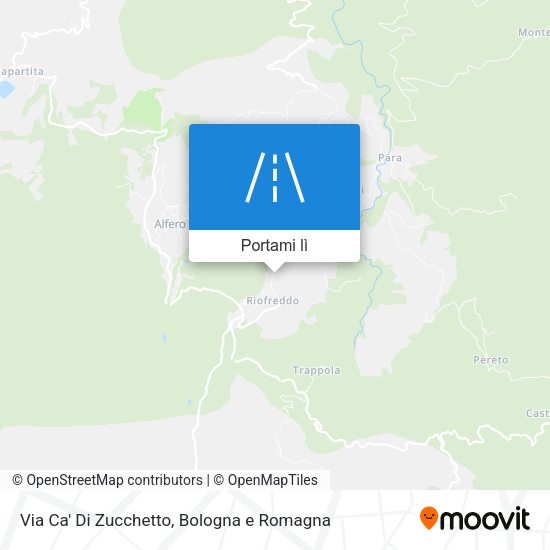 Mappa Via Ca' Di Zucchetto