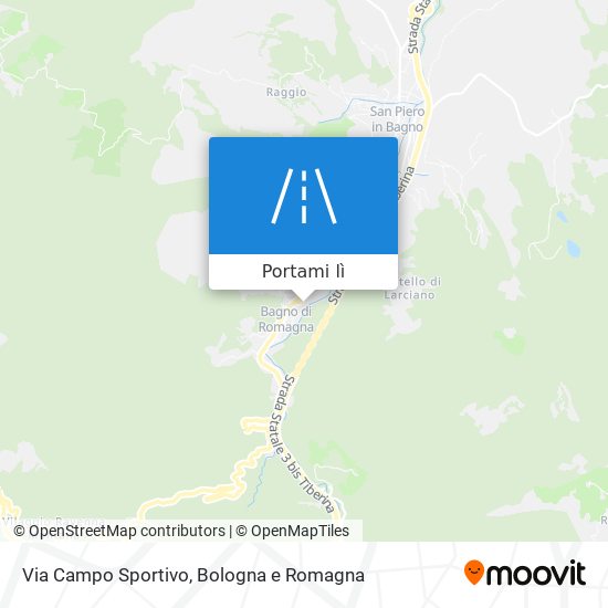 Mappa Via Campo Sportivo