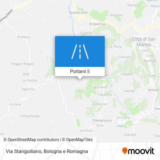Mappa Via Stanguiliano
