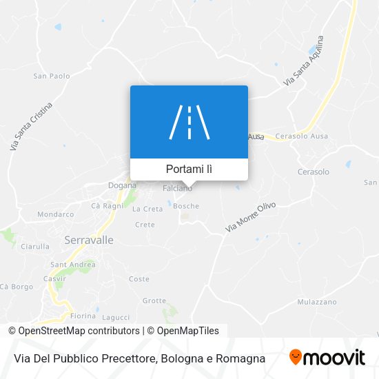 Mappa Via Del Pubblico Precettore