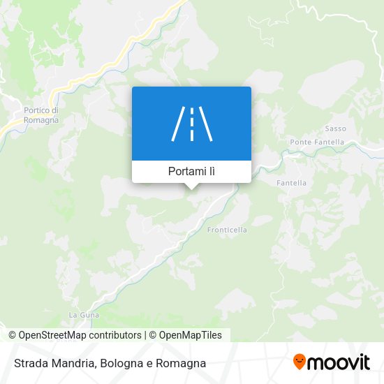Mappa Strada Mandria