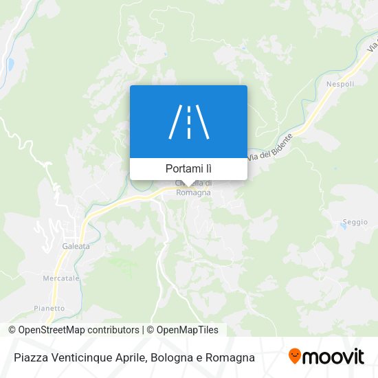 Mappa Piazza Venticinque Aprile