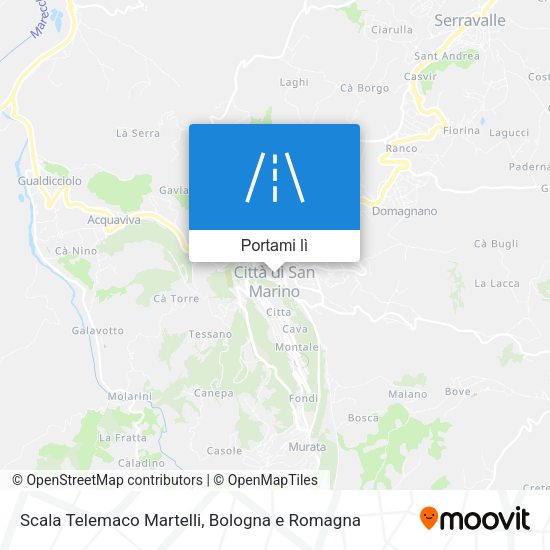 Mappa Scala Telemaco Martelli