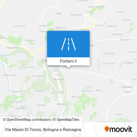 Mappa Via Masio Di Tonso