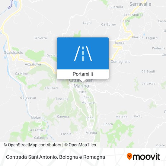 Mappa Contrada Sant'Antonio
