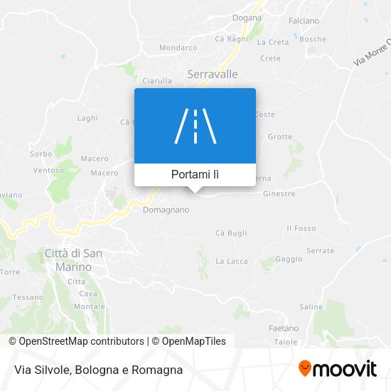 Mappa Via Silvole