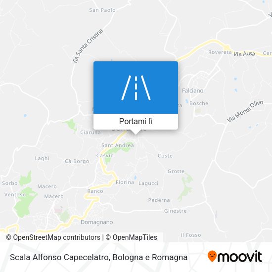 Mappa Scala Alfonso Capecelatro
