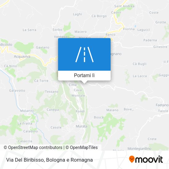 Mappa Via Del Biribisso