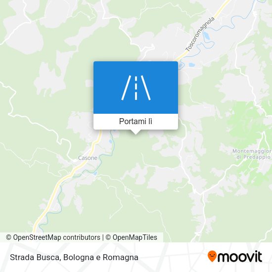 Mappa Strada Busca