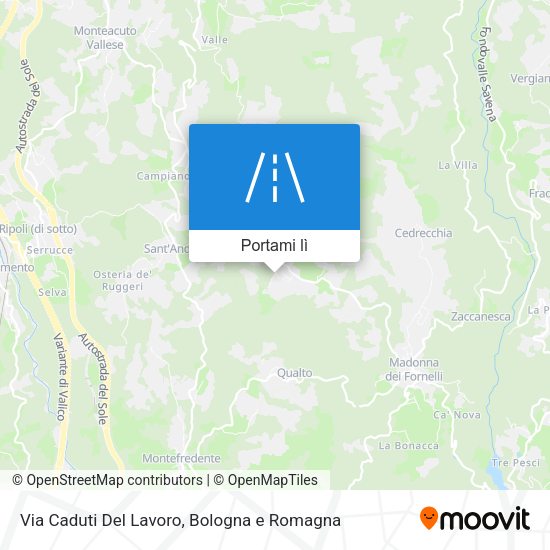 Mappa Via Caduti Del Lavoro