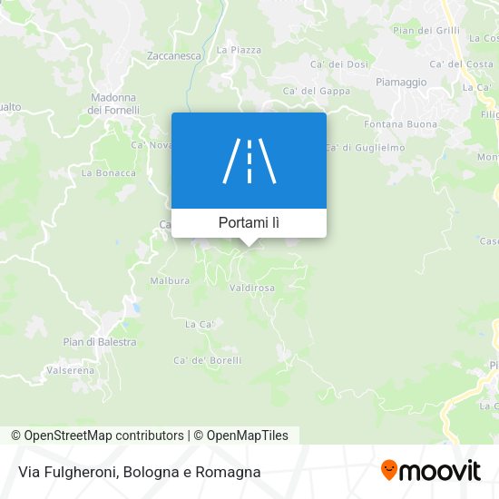 Mappa Via Fulgheroni