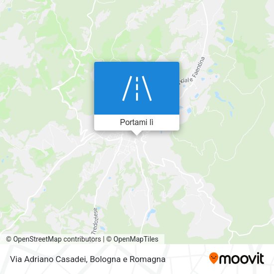 Mappa Via Adriano Casadei