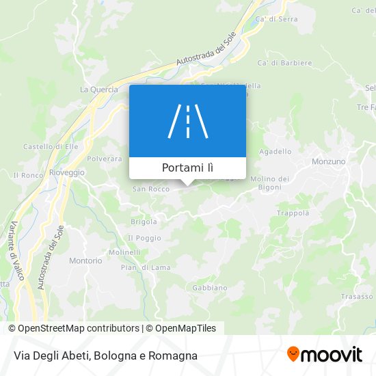 Mappa Via Degli Abeti