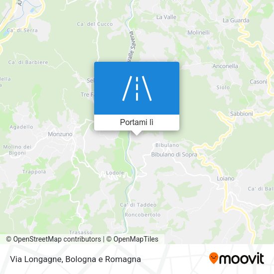 Mappa Via Longagne