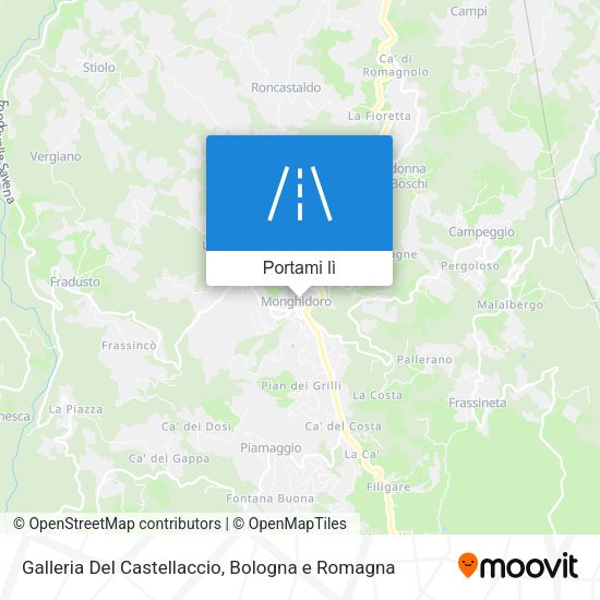 Mappa Galleria Del Castellaccio