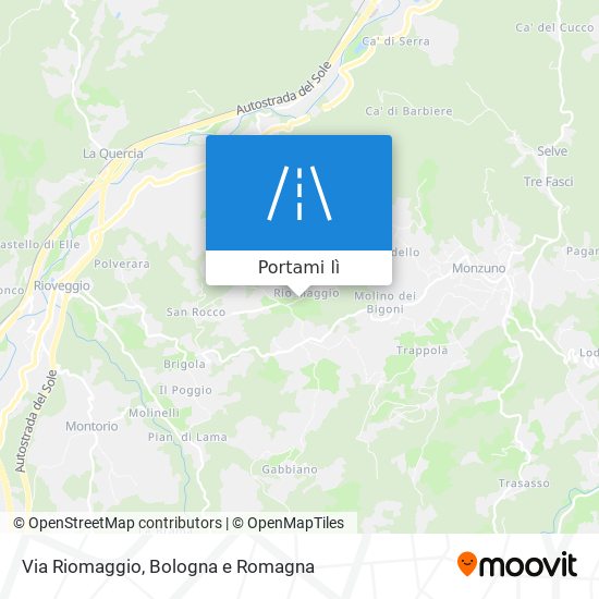 Mappa Via Riomaggio