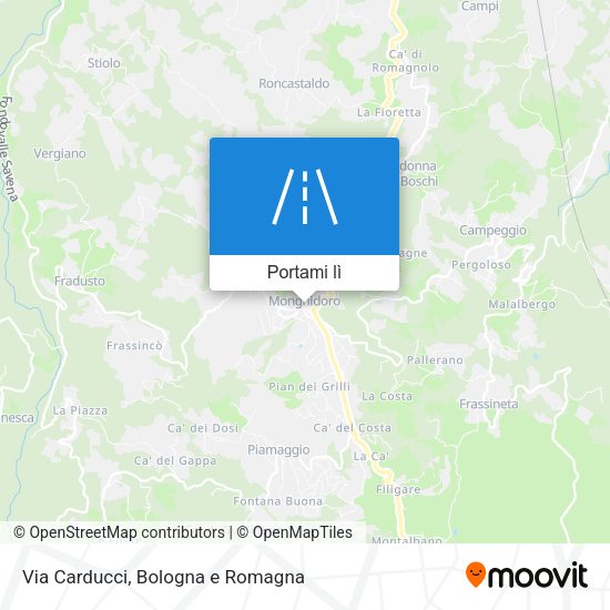 Mappa Via Carducci