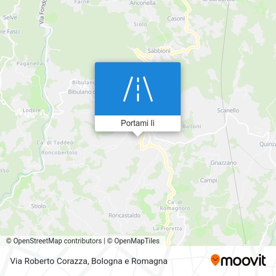 Mappa Via Roberto Corazza