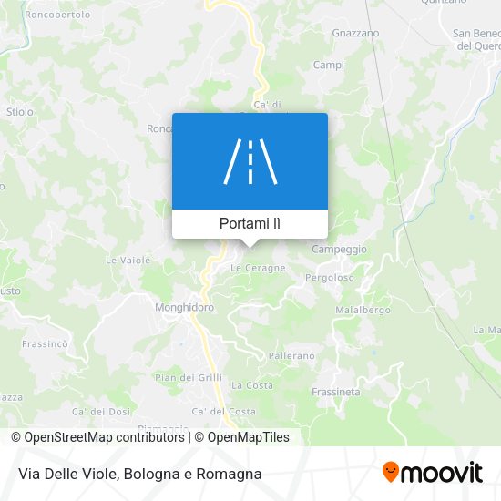 Mappa Via Delle Viole