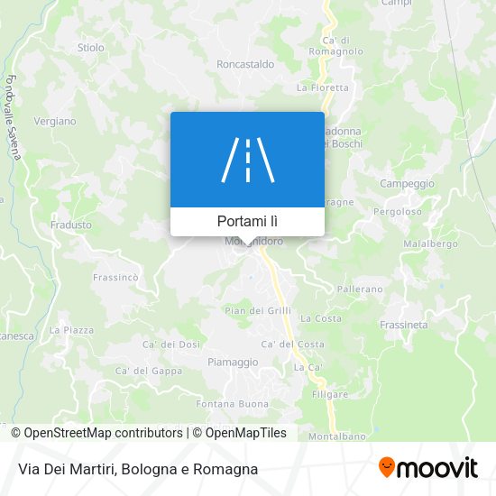 Mappa Via Dei Martiri