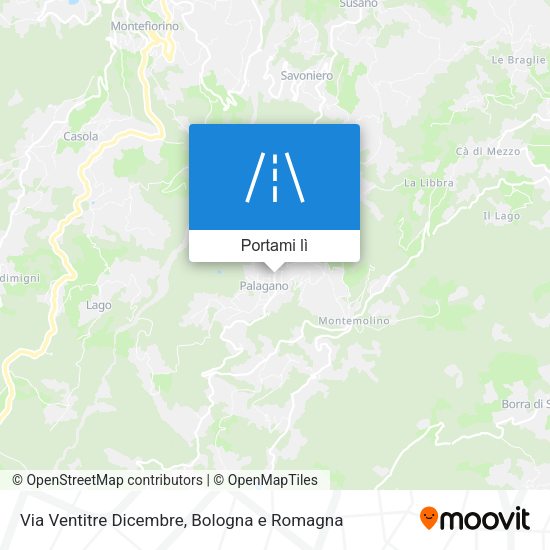 Mappa Via Ventitre Dicembre