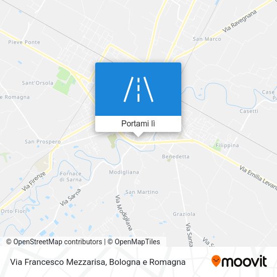 Mappa Via Francesco Mezzarisa