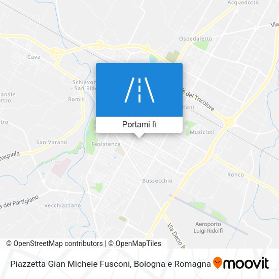 Mappa Piazzetta Gian Michele Fusconi
