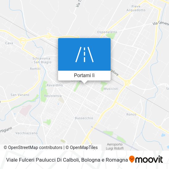Mappa Viale Fulceri Paulucci Di Calboli