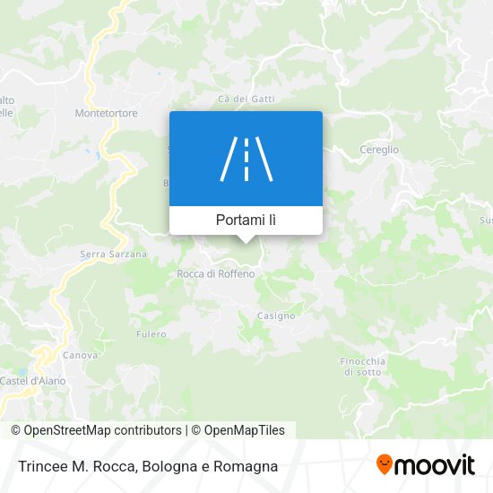 Mappa Trincee M. Rocca