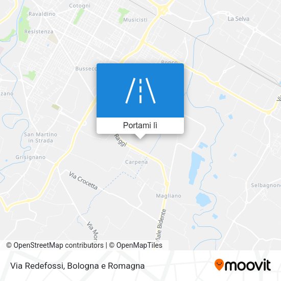 Mappa Via Redefossi