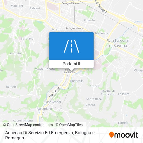 Mappa Accesso Di Servizio Ed Emergenza