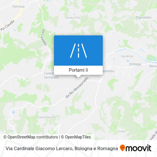Mappa Via Cardinale Giacomo Lercaro