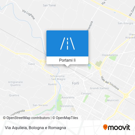 Mappa Via Aquileia